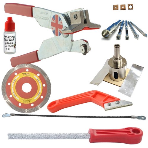 Kit tagliapiastrelle rosso - kit,