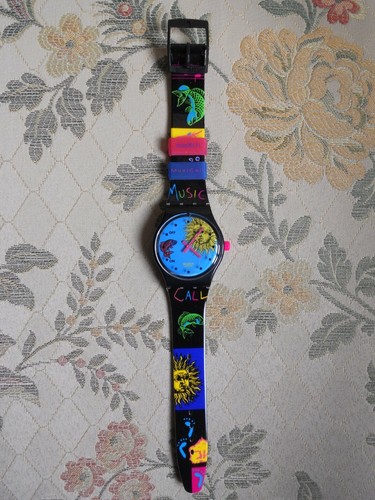 Swatch vintage watch music - swatch,