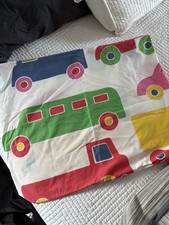 MARIMEKKO Dan River set federe lenzuola piatte e aderenti vintage anni 70 auto Boo