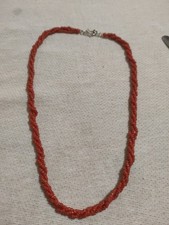 COLLANA TORCHON 3 Fili Corallo