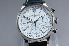 Orologio da uomo Baume & Mercier Capeland 65726 M0A10437 Data Cronografo Swis...