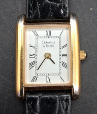 Orologio donna vintage 1999 CARAVELLE di BULOVA "Tank" 48H69