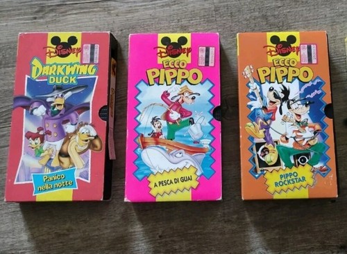 Lotto vhs cartoni disney - vhs,