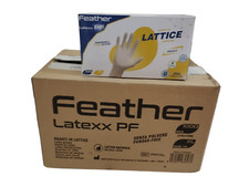 GUANTI IN LATTICE SENZA POLVERE CARTONE DA 10 PACCHI DA 100 PZ  TAGLIA XL