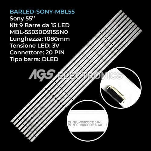 Kit barre strip led - kit, tv