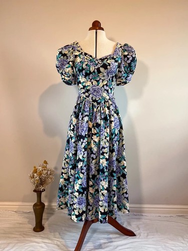 Abito floreale vintage - , 80