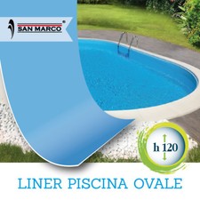 Liner piscina ovale interrata