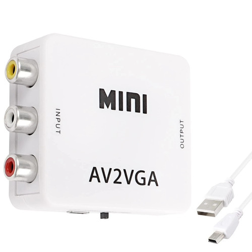 Adattatore rca vga - rca,