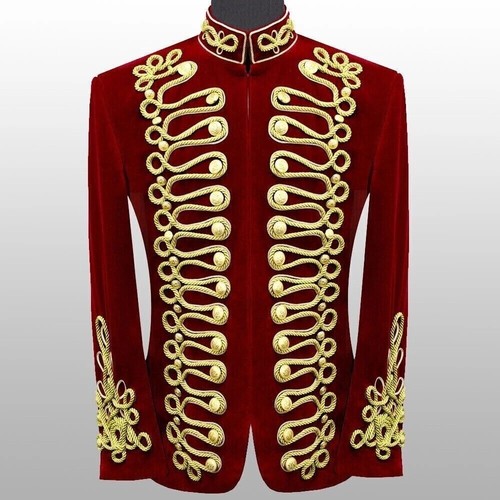 Giacca uomo hussar rosso - giacca,
