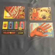 4 Schede Telefoniche TelEPOINT