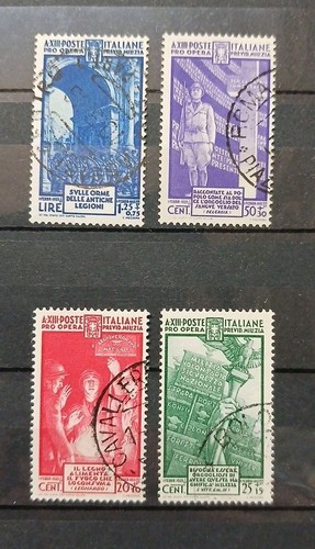 1935 regno francobolli milizia - francobolli,