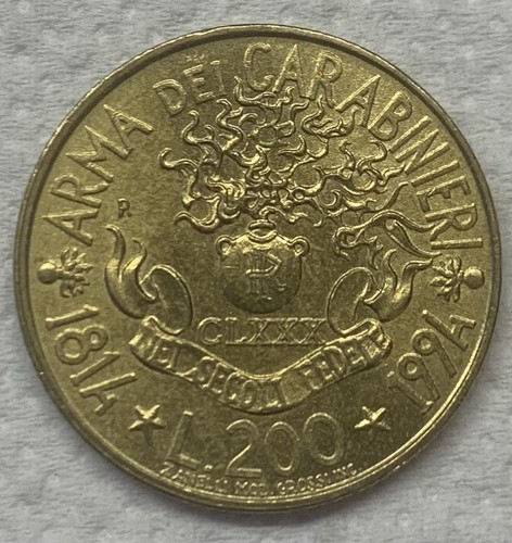 Moneta 200 lire 1994 - 🇮🇹,