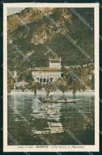 Bergamo Sarnico Lago con Barca Villa Cavaliere Faccanoni cartolina RT4111