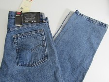 Jeans uomo Levis Baggy Strong nuovo con etichetta 36 x 30 denim bicolore!