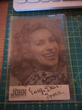 151375 cartolina donna forse cantante 