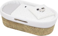 Cambrass Culla Neonato primi Mesi in Vimini Gris - Une Sky