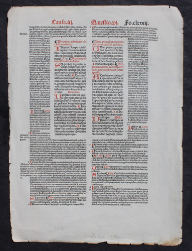 Foglio incunabolo corpus iuris - incunabolo,corpus,