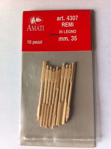 Amati remi legno mm - legno, 35