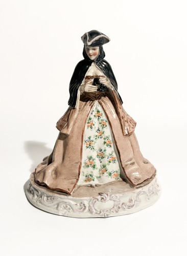 Statuina dama ceramica - di,