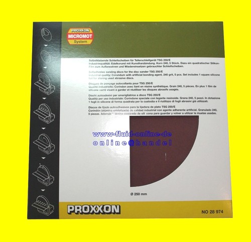 Proxxon 28974 dischi abrasivi