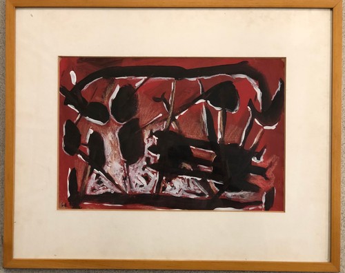 Disegno china tempera con - a,