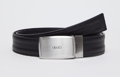 Cintura liu uomo pelle - jo, nero