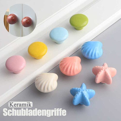 Maniglie ceramica colorate - maniglie,