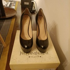 Décolleté Ysl pelle nera