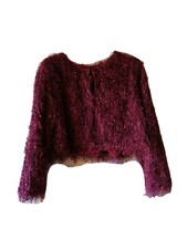 COPRISPALLE GIACCHINO CORTO DONNA ARTIGLI MANICA 3/4 COL.VINO TAGLIA 46