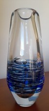 vaso in  vetro soffiato a mano