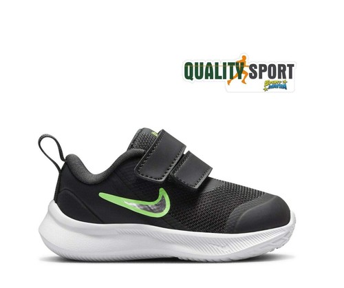 Nike star runner nero verde - star,