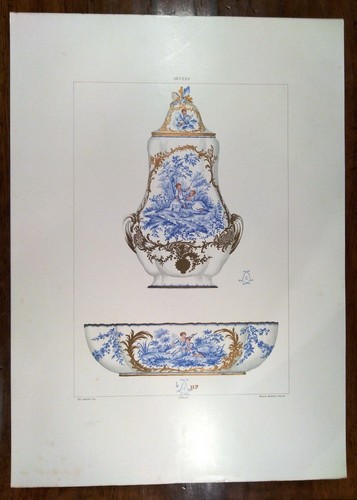 Stampa antica porcellana - stampa,