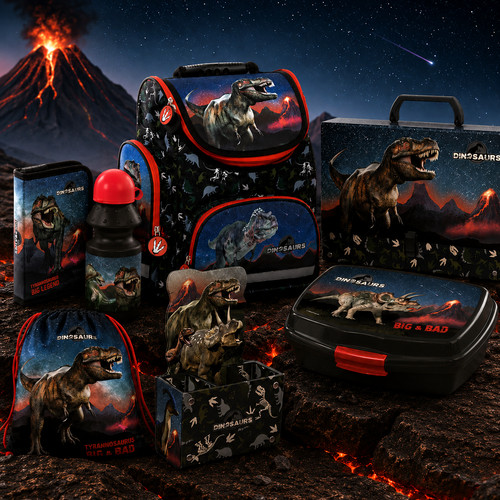 Zaino scuola dinosauro set - , 7