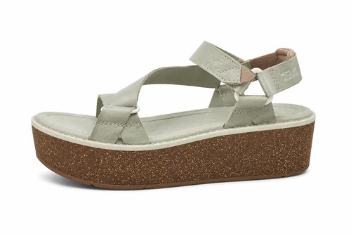 Sandali donna con zeppa teva - con,