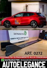SOTTO MINIGONNE ADATTE PER SEAT IBIZA 6J IBIZA 6F IBIZA KJ 08-21 NERO LUCIDO