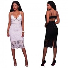 Abito ricamato nudo Pizzo