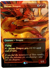 MTG Shivan Dragon BORDERLESS