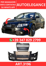 💫ART.3196 Paraurti Anteriore Audi A4 B7 05-08 Look RS4💫