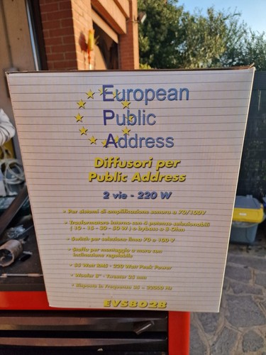 Diffusori per pubblic address - per,