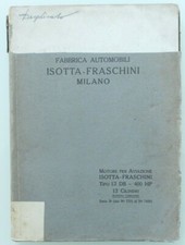 MANUALI MILITARI 1930 REGIA AERONAUTICA MOTORE ISOTTA FRASCHINI 12 DB 400 HP