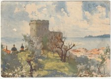 CHIAVARI - GENOVA - L'ANTICO CASTELLO - ILLUSTRATORE - ALDO RAIMONDI -6997-