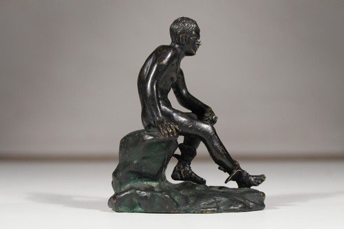 Statua hermes riposo bronzo - statua,