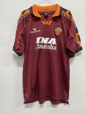 Maglia Calcio Roma Shirt Tricot Serie A Alenitchev 8 1998