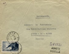 Lettre recommandée d'Aumetz