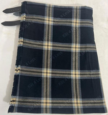 Kilt tartan Galloway nero da
