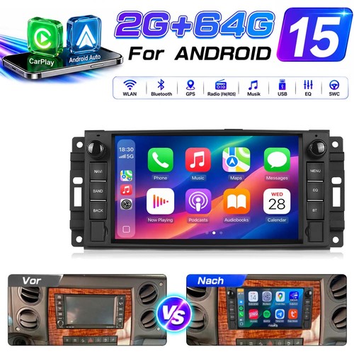 Autoradio navi carplay - carplay, 2+64gb