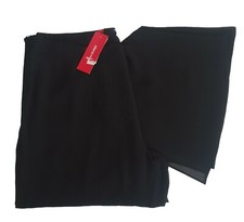 Elena Miro PANT05 Pantalone da Donna Nero Taglia Forte/Over  -30%
