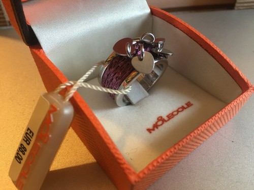 Molecole argento 925 anello - molecole,