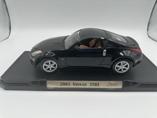 NISSAN 350Z 2003 NERA 1:18 YAT MING ROAD SIGNATURES EDIZIONE DELUXE RARA DA TROVARE