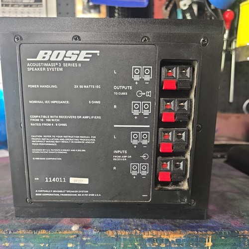 Bose acoustimass series - 3, ii